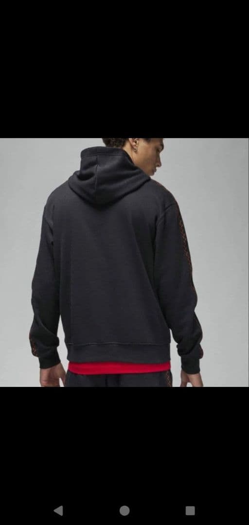 新品 ジョーダン フライトMVPセットアップ М 黒パーカー スウェット