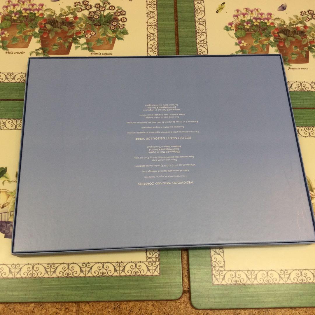 ウェッジウッドイギリス本社工場店舗で購入☆ランチマット コルク4枚