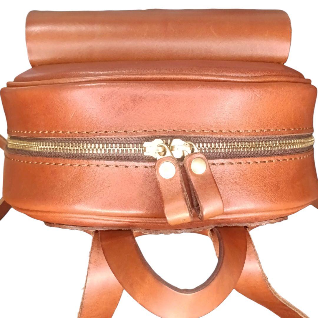 現行✨HERZ コロンとした可愛いフォルムの前ポッケミニリュック R20 チョコ