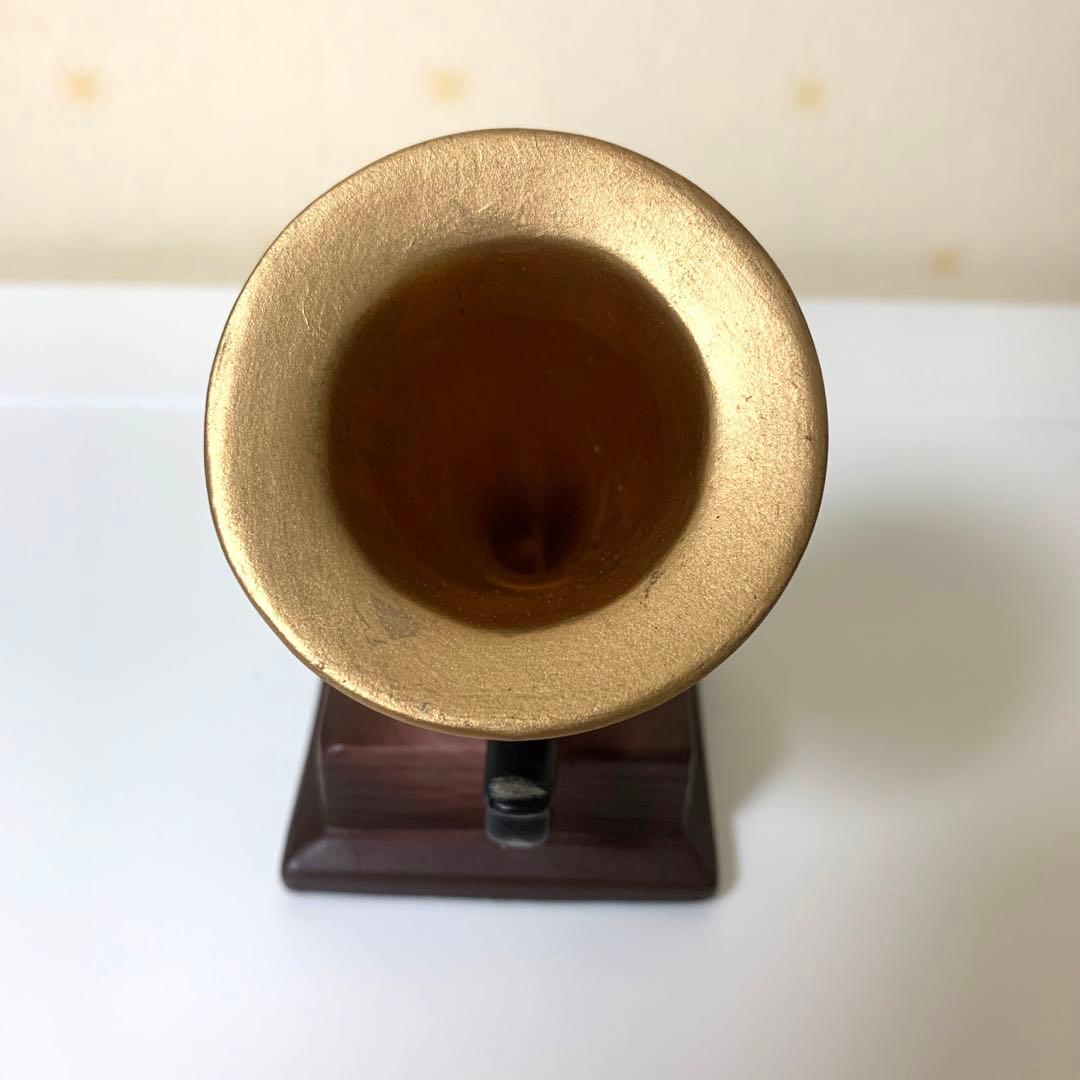 希少】ビクター犬、ニッパー君、蓄音機、台座、3点セット 陶器製置物