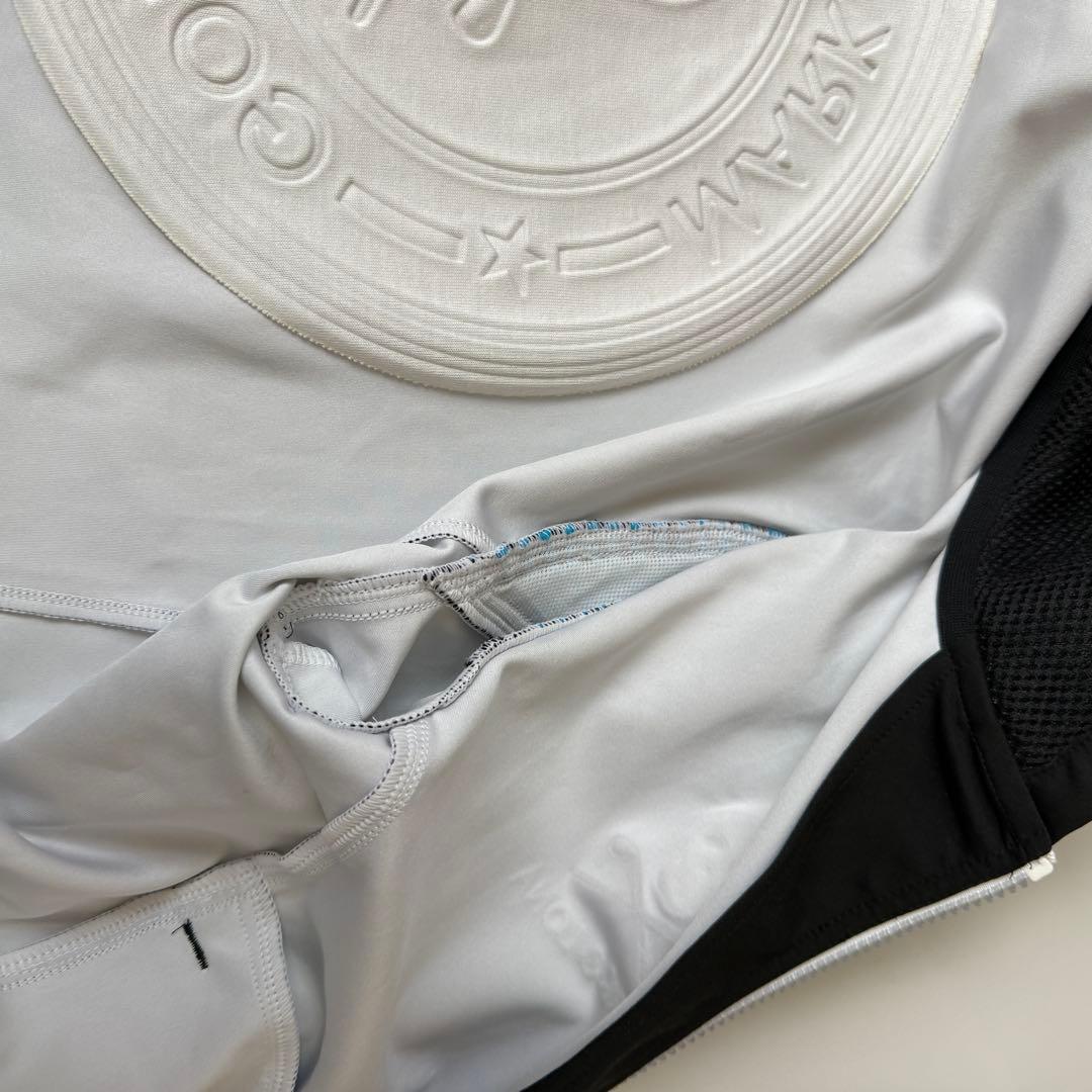 美品　マークアンドロナ　メンズ　ジップ　パーカー　ブラック　46 スカル