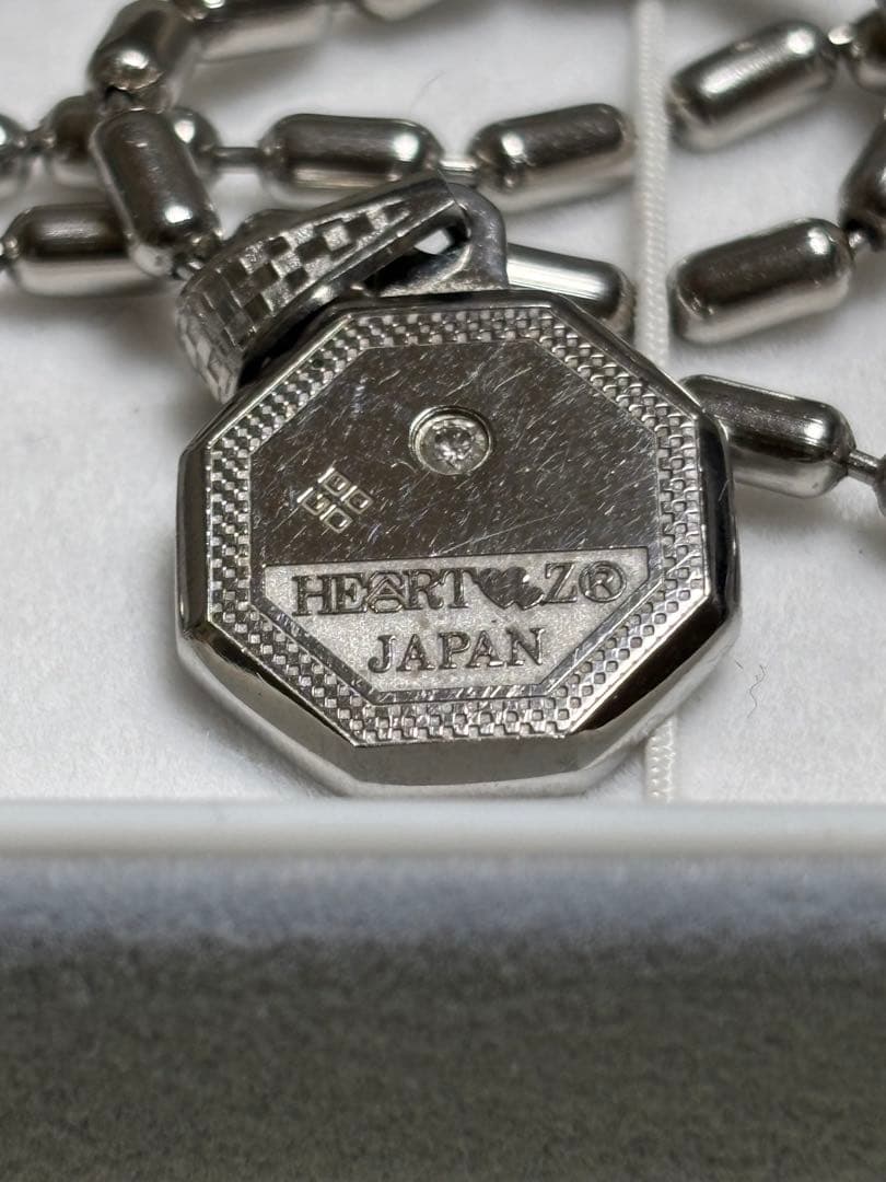 Good-HEARTZ グッドハーツ メタリックネックレス八角形 ハーツ加工