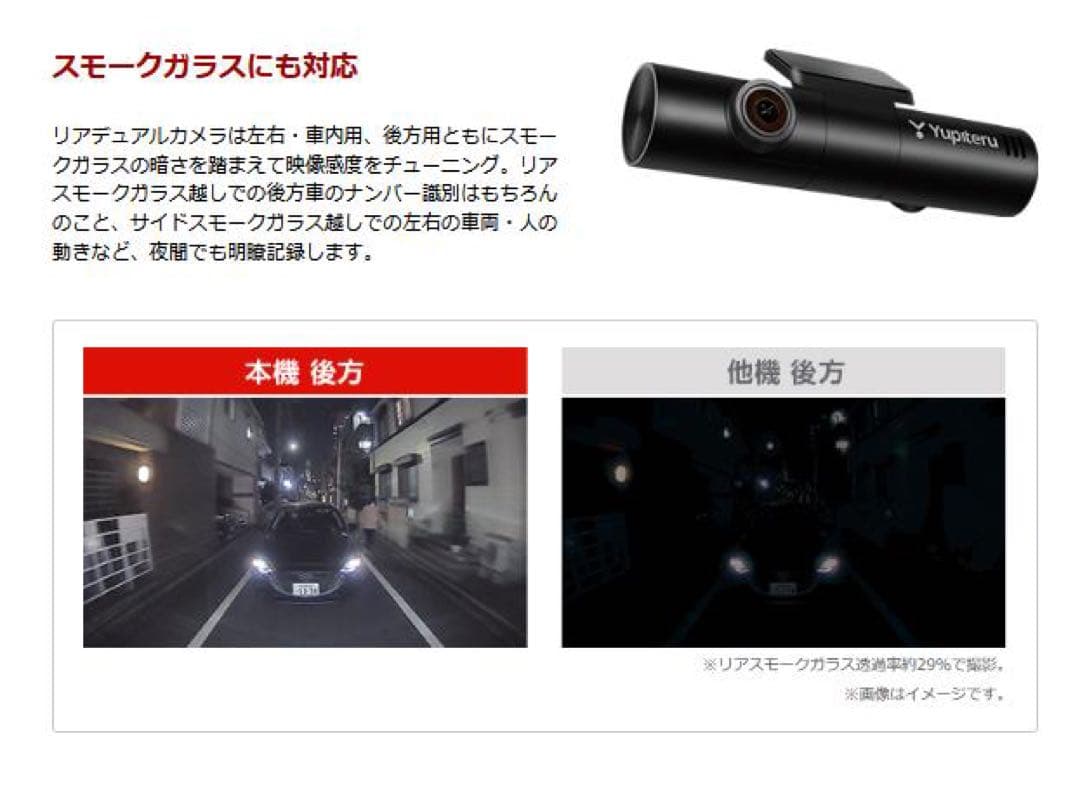 【新品未使用品】Yupiteru ドライブレコーダー Y-3100