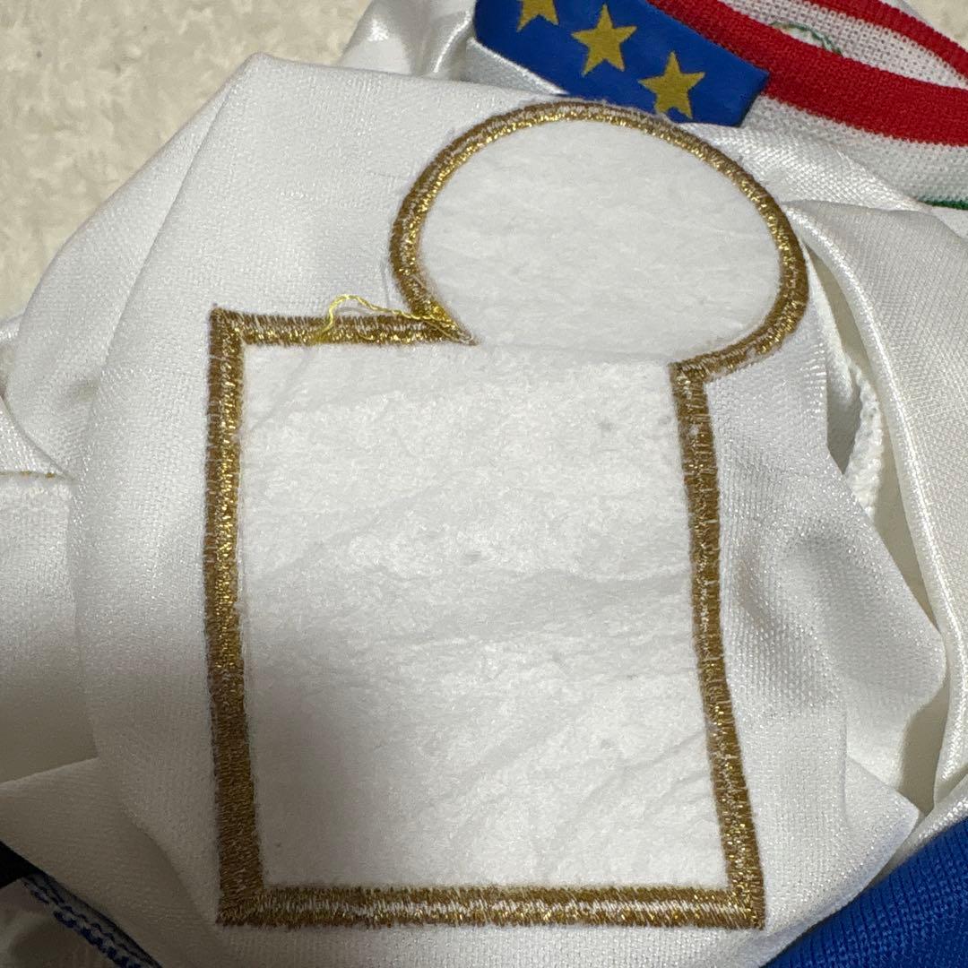 90sビンテージNike サッカーイタリア代表ユニフォーム ブルーMサイズ古着