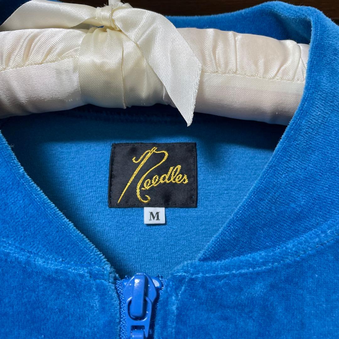 即完売　超希少カラー　入手困難　needles ベロアトラックジャケット ブルー