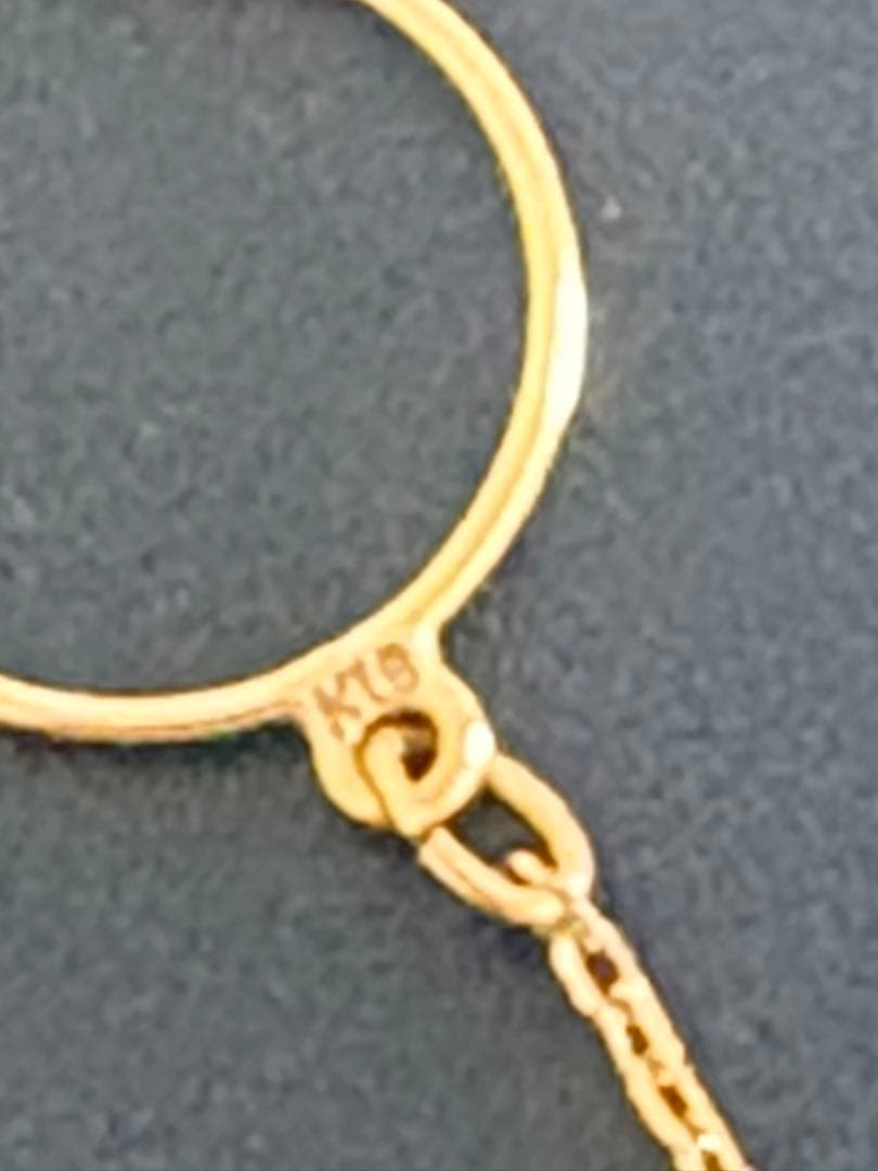 専用です。18金ストライプ ネクタイピン チェーン付き