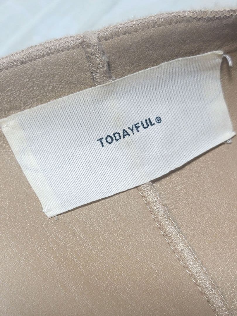 TODAYFUL(トゥデイフル) カラーレスボアコート 美品