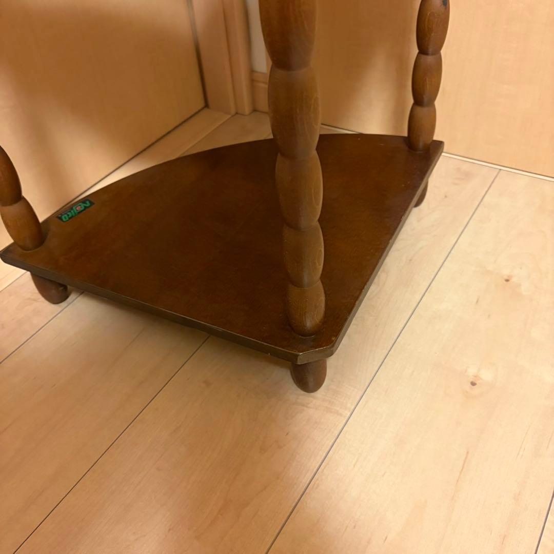 ナジコ☆Najico ☆コーナーシェルフ☆4段木製