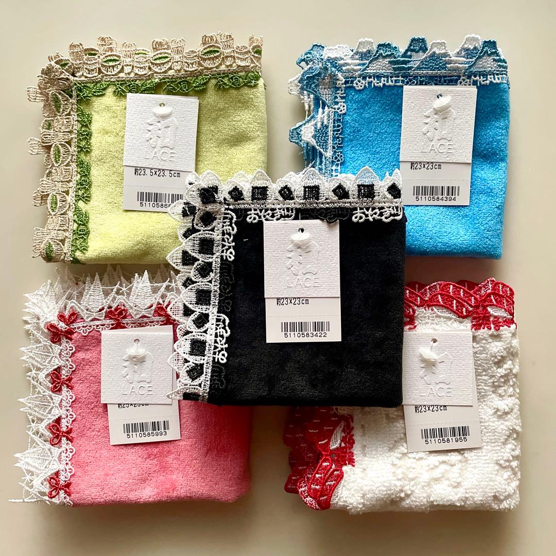 完売・新品！近沢レースハンカチ 和レース 茶道・おにぎり・寿司・折鶴