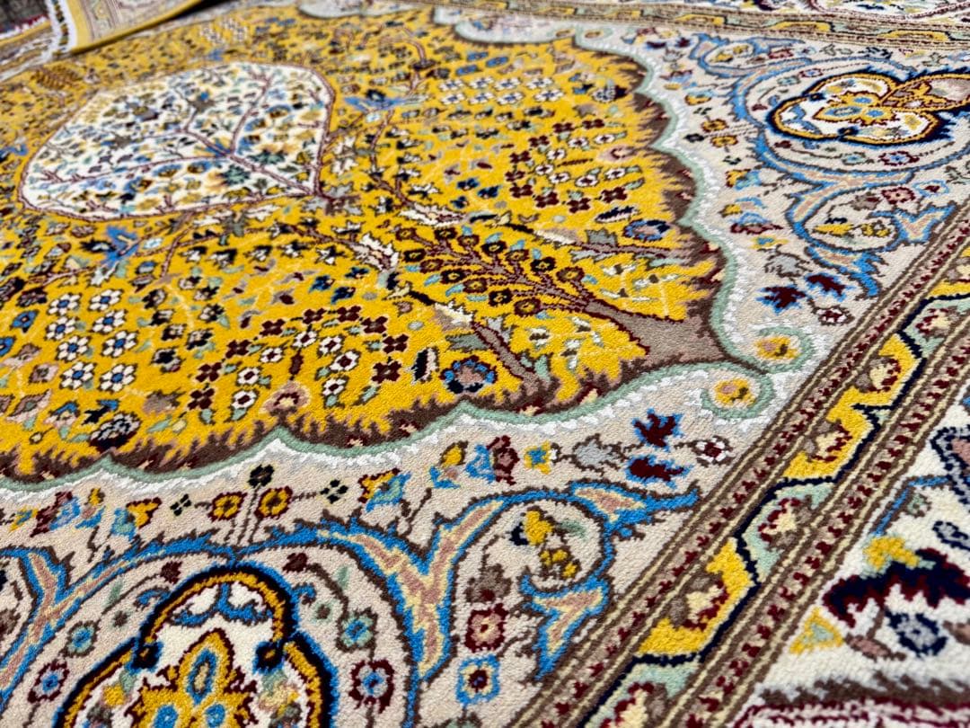 高品質 ペルシャ 手織り 絨毯 ( Tabriz Tree of Life )