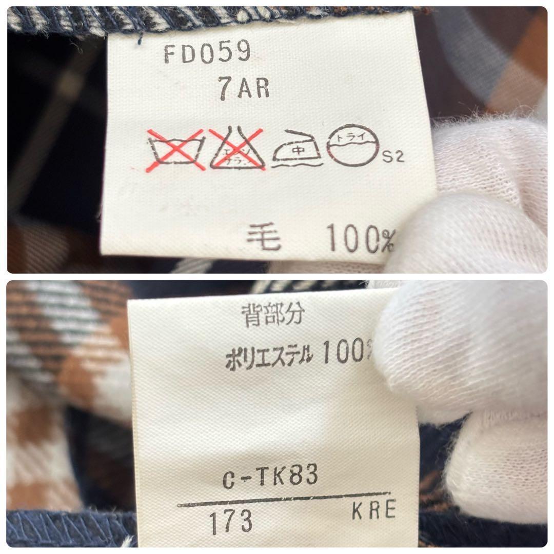 バーバリー ノバチェック ステンカラーコート ライナー7 S〜M相当 アイボリー