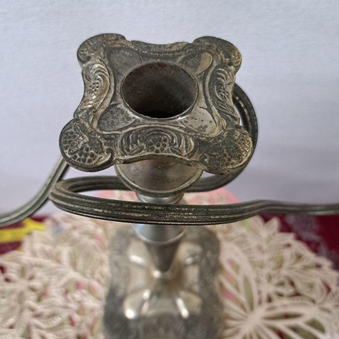 ♡イギリス製　アンティークキャンドルスタンド３口♡