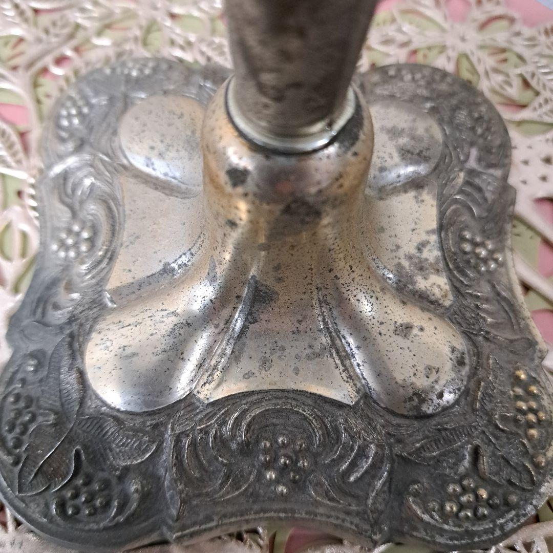 ♡イギリス製　アンティークキャンドルスタンド３口♡