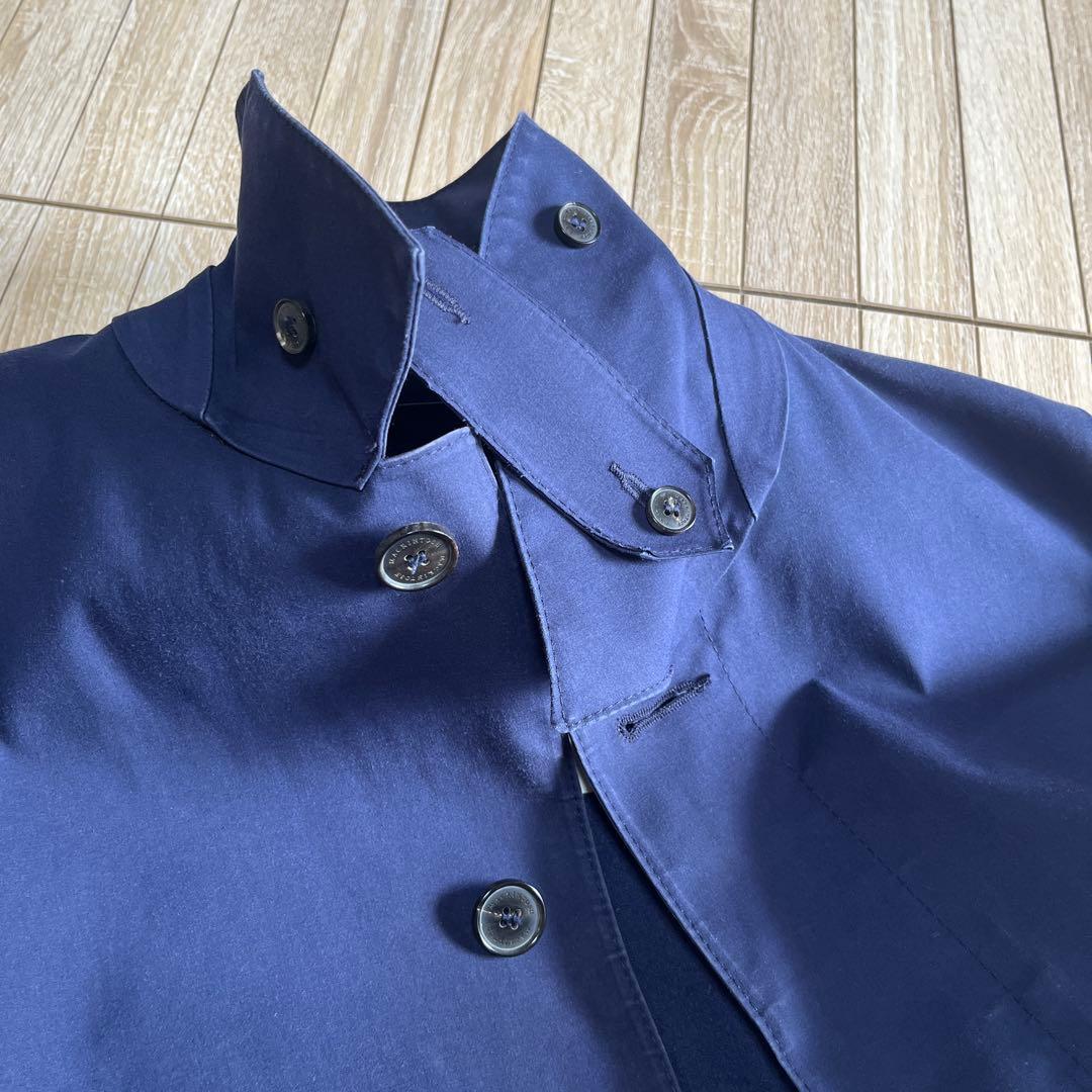 マッキントッシュ　ゴム引きコート　ダンカン　ネイビー　サイズ34