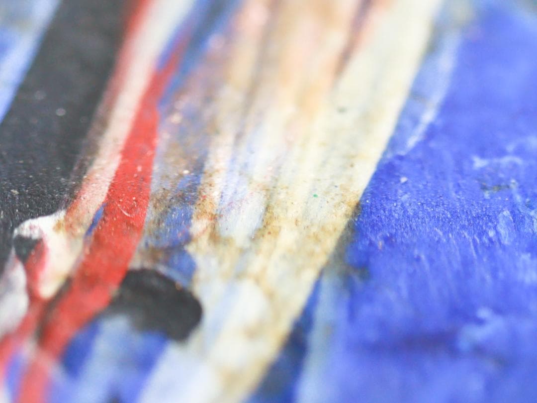 太田國廣 乗馬 蝋画 8号 額装