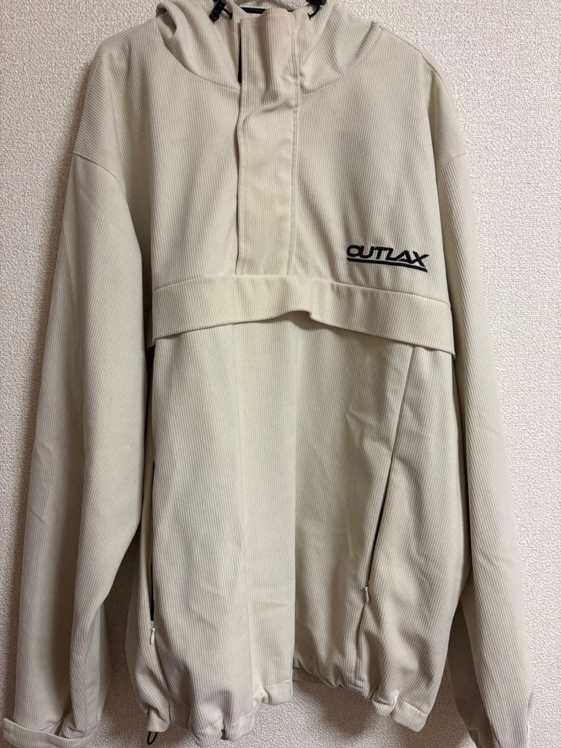 スノーボードウェア　outlax コーデュロイプルオーバーセットアップ