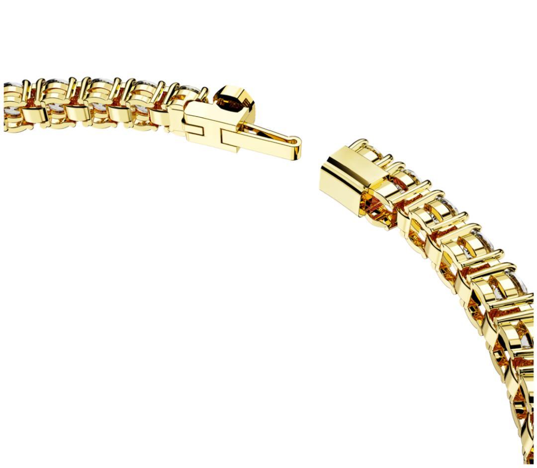 トトロ　スワロフスキー Matrix Tennis ゴールドブレスレットM