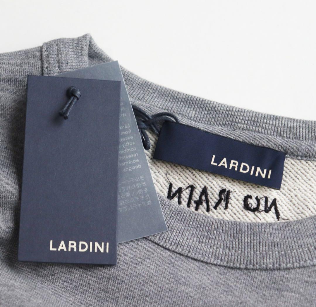 《ラルディーニ》未使用 ロゴ・フラワー刺繍 トレーナー オーバーサイズXS