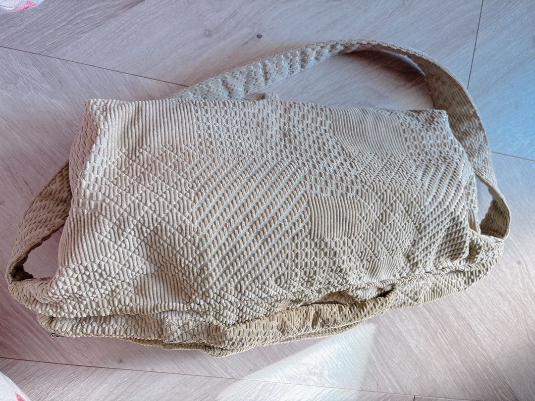 ミナペルホネンland puzzleボディバッグ ショルダー ベージュ