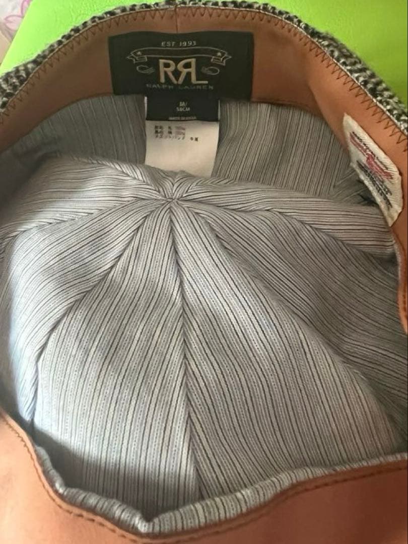 RRL × HARRISTWEED NEWSBOY CAP キャスケット