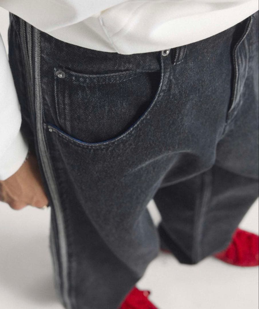 【adidas】ファイヤーバード アディカラー デニム パンツ　KD1497