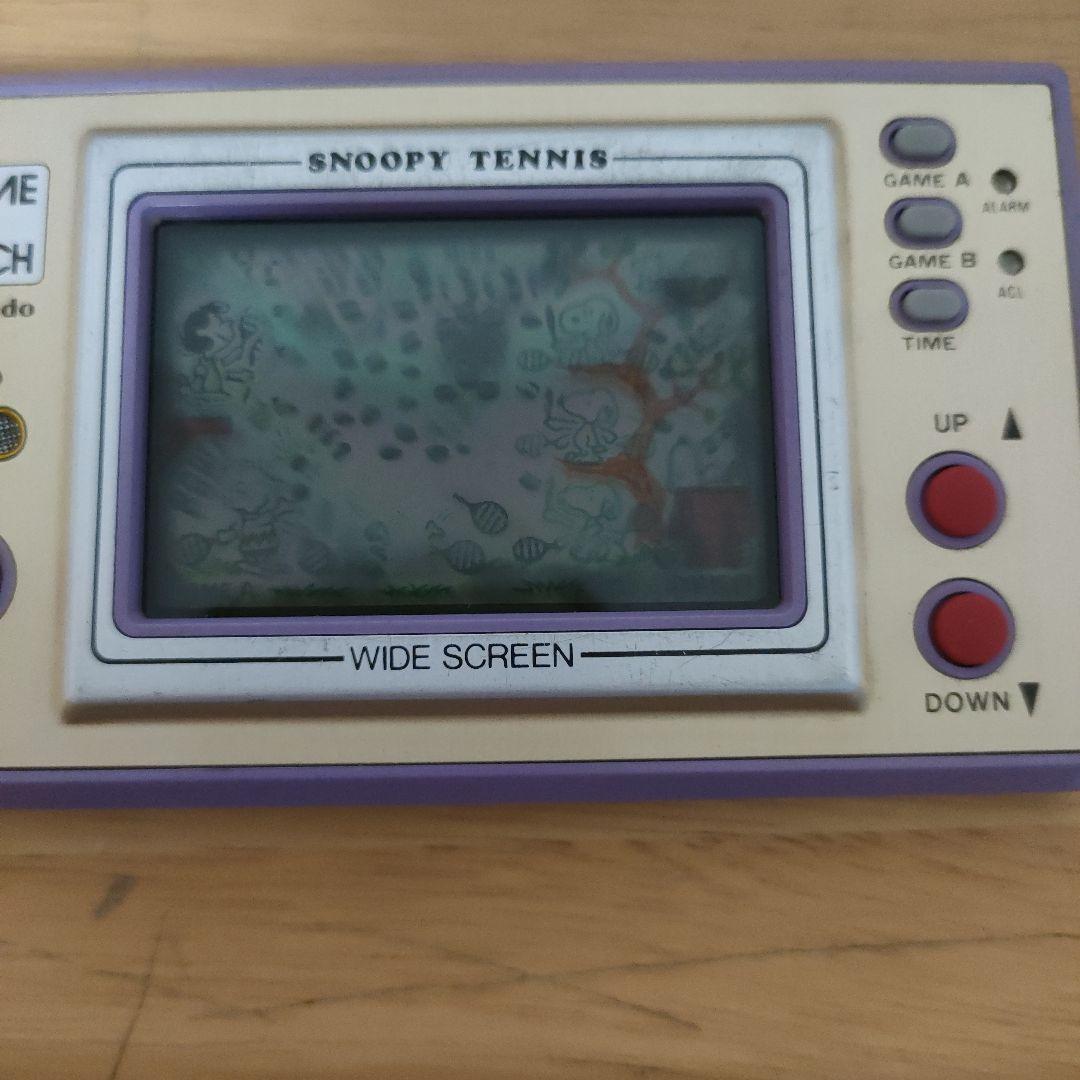 ゲームアンドウォッチスヌーピーテニス任天堂Nintendoニンテンドーメンテ済み