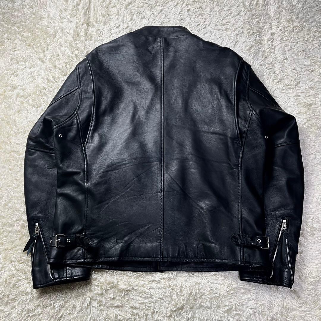 2XLサイズ/未使用級✨ショット シングルライダース クラシックレーサー 羊革