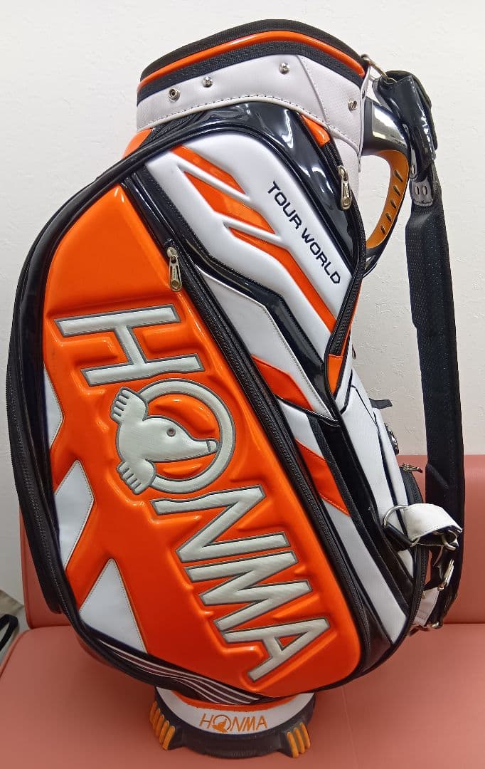 HONMA TOUR WORLD キャディバッグ オレンジ
