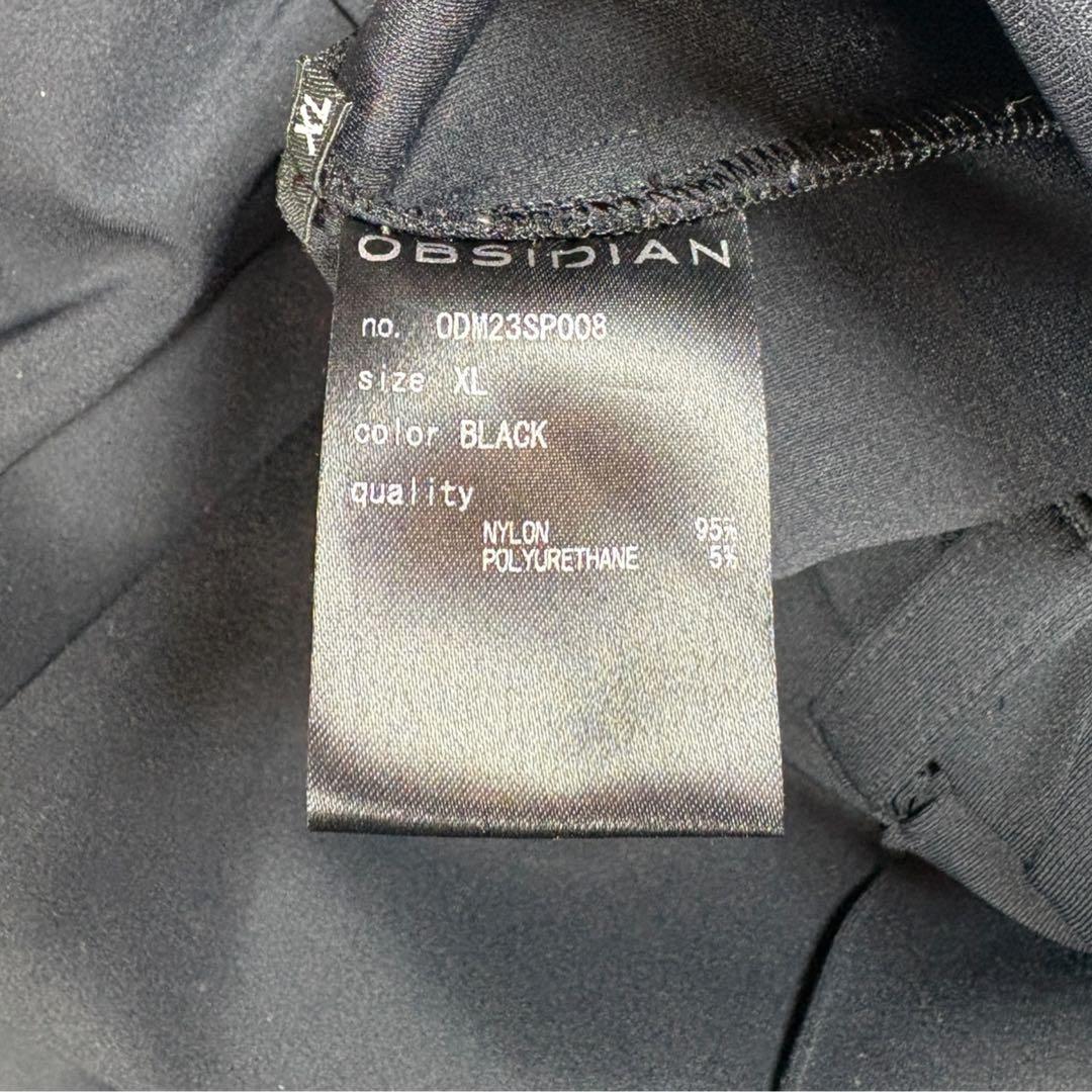 OBSIDIANオブシディアン ダブル ニット リラックスフィット パンツ XL