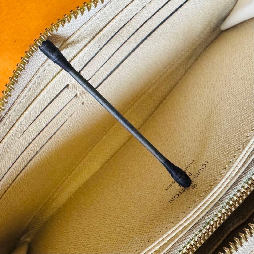 LOUIS VUITTON ダミエ アズール ジッピーウォレット 長財布 美品