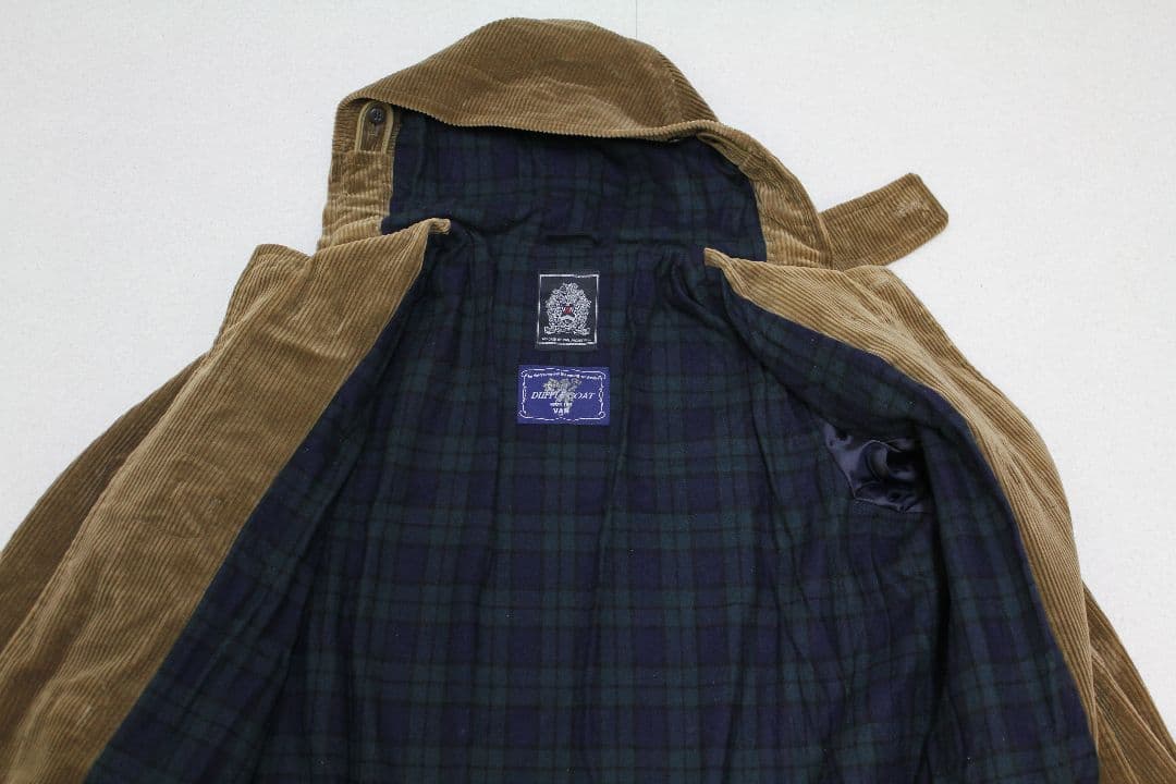 VAN JAC コーデュロイ ダッフルコート ブラウン オシャレ