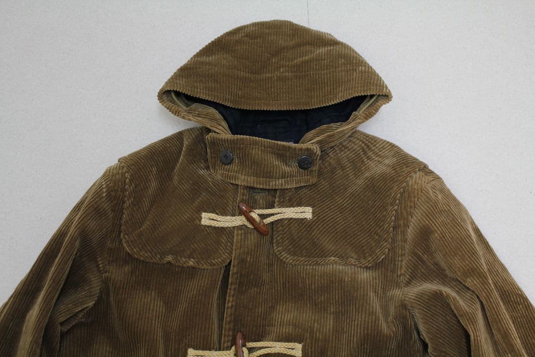 VAN JAC コーデュロイ ダッフルコート ブラウン オシャレ