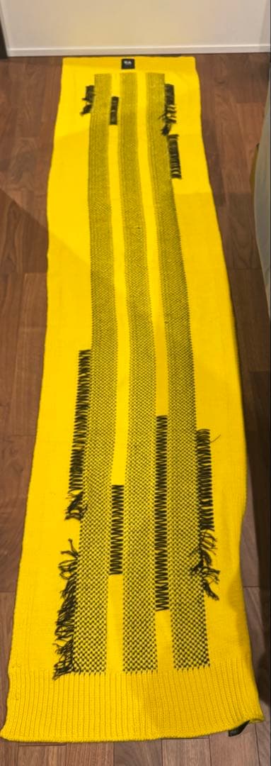 Y-3 ロングマフラー DT0902 / イエロー×ブラック