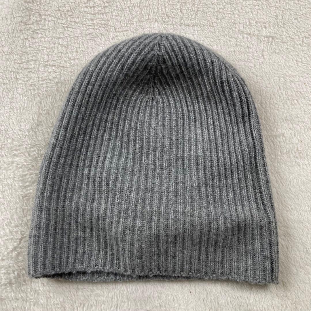 極美品 【カシミヤ100%】Johnstons of Elgin ニット帽