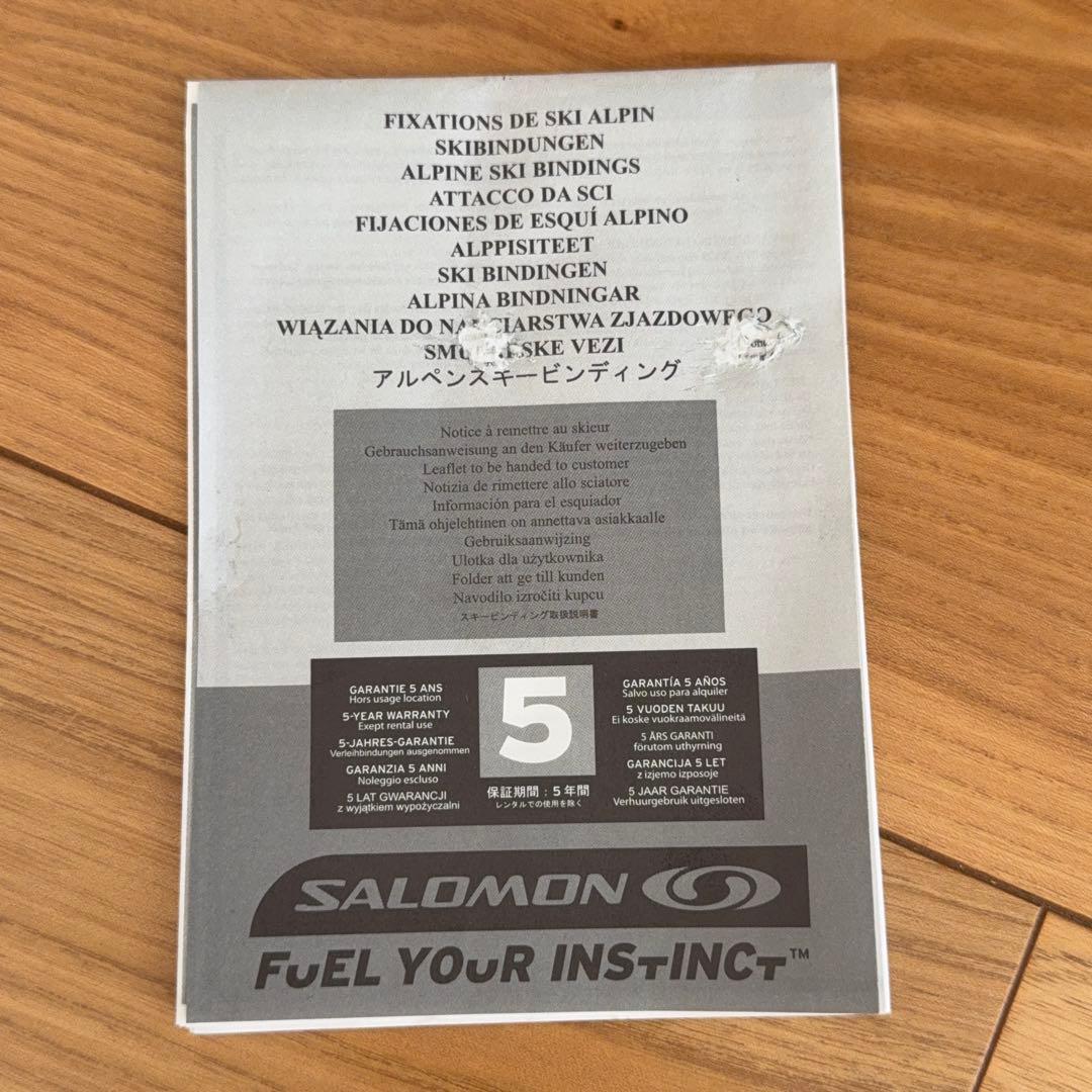 最終・未使用✨】SALOMON スキー ビンディング N Z10 FIS20 - メルカリ