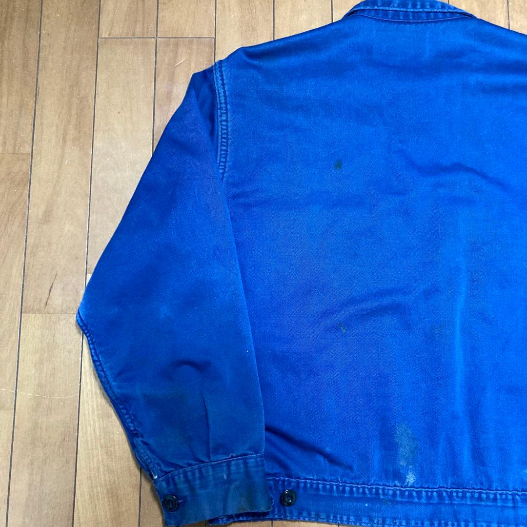 50s 60s ワークジャケット 短丈 TALONZIP 片爪 USA アメリカ