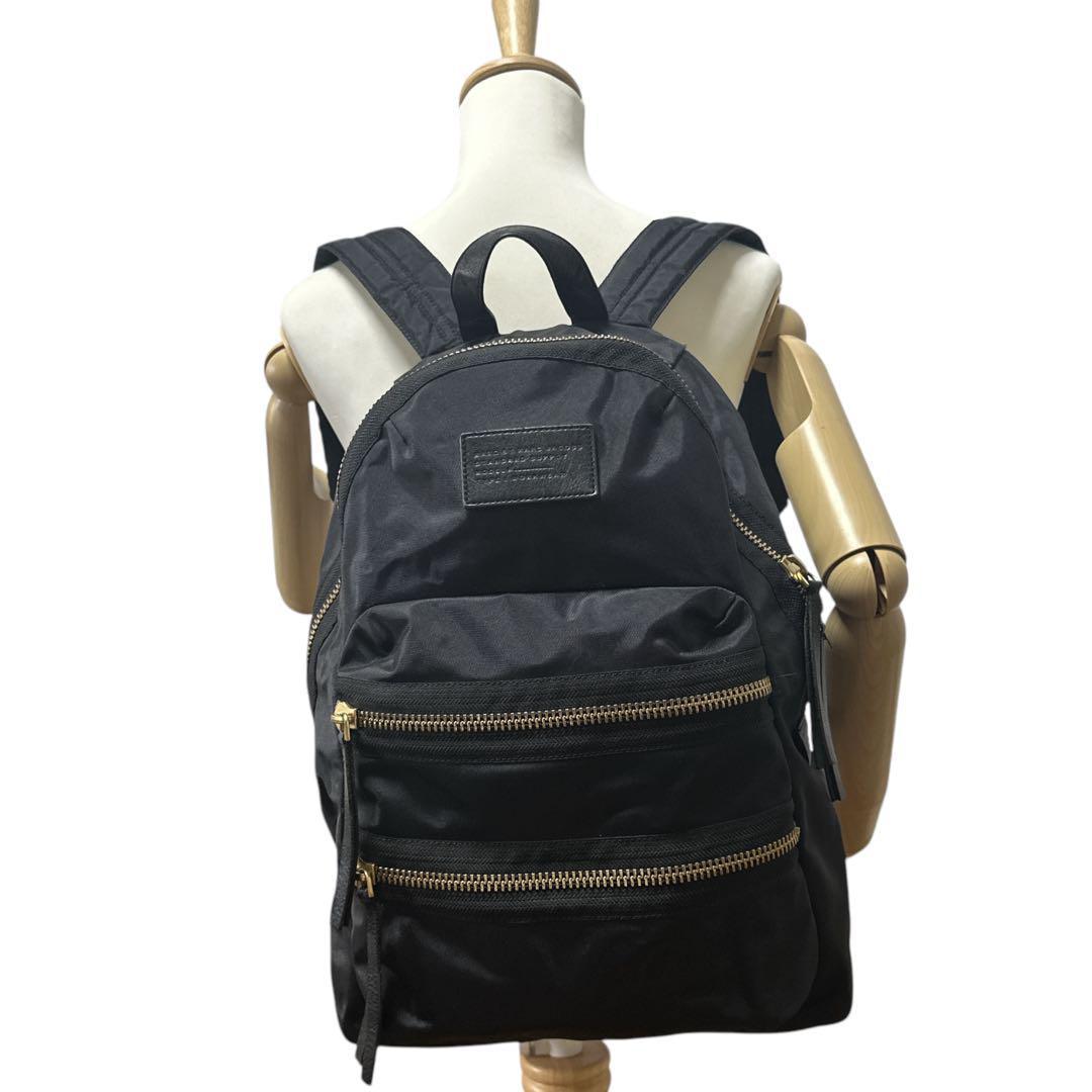 マークバイマークジェイコブス リュック バックパック ブラック ロゴ 黒