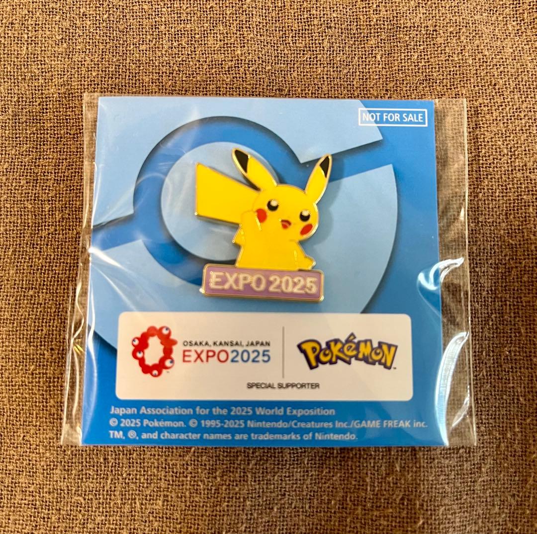 EXPO 2025 ピンバッジ 大阪・関西万博 ピカチュウ ポケモン - ピンズ