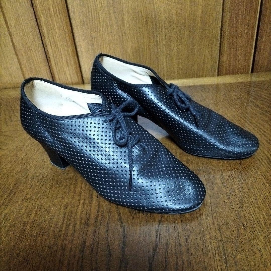 Kentdance　女性用ソ―シャルダンスシューズ　ブラック　22.5cm