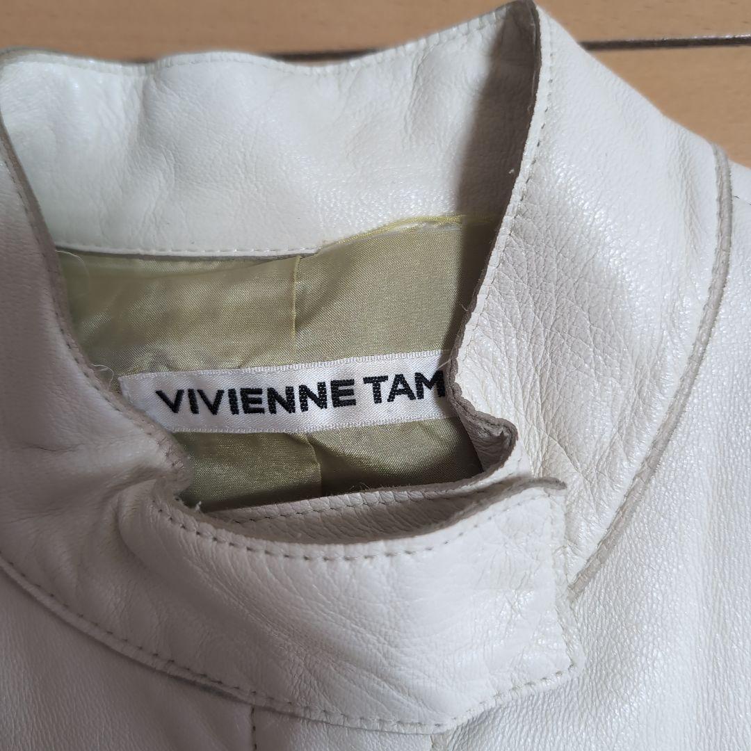 VIVIENNE TAM 刺繍ホワイトロングコート