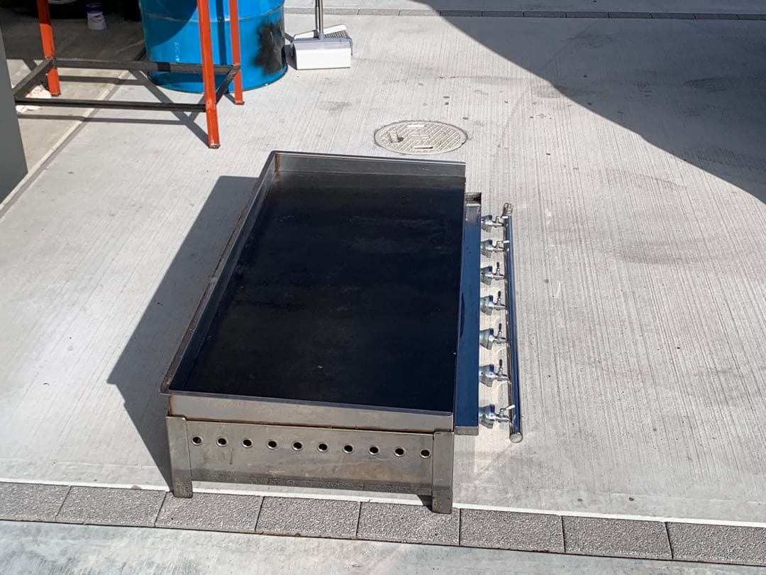 （引取限定仙台市）プロパンガス（美品） グリドル 1200mm 鉄板焼き 屋台