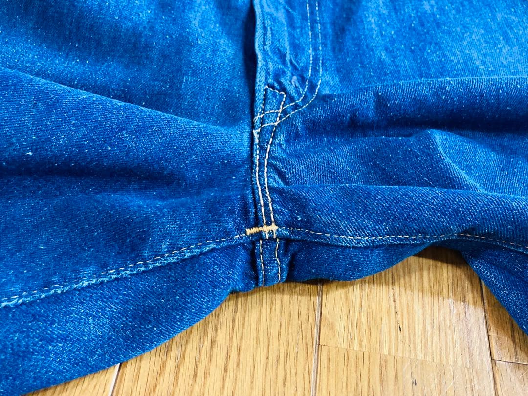 50s Levi's 701XX デニムパンツ 濃紺 ペイント モンローパンツ