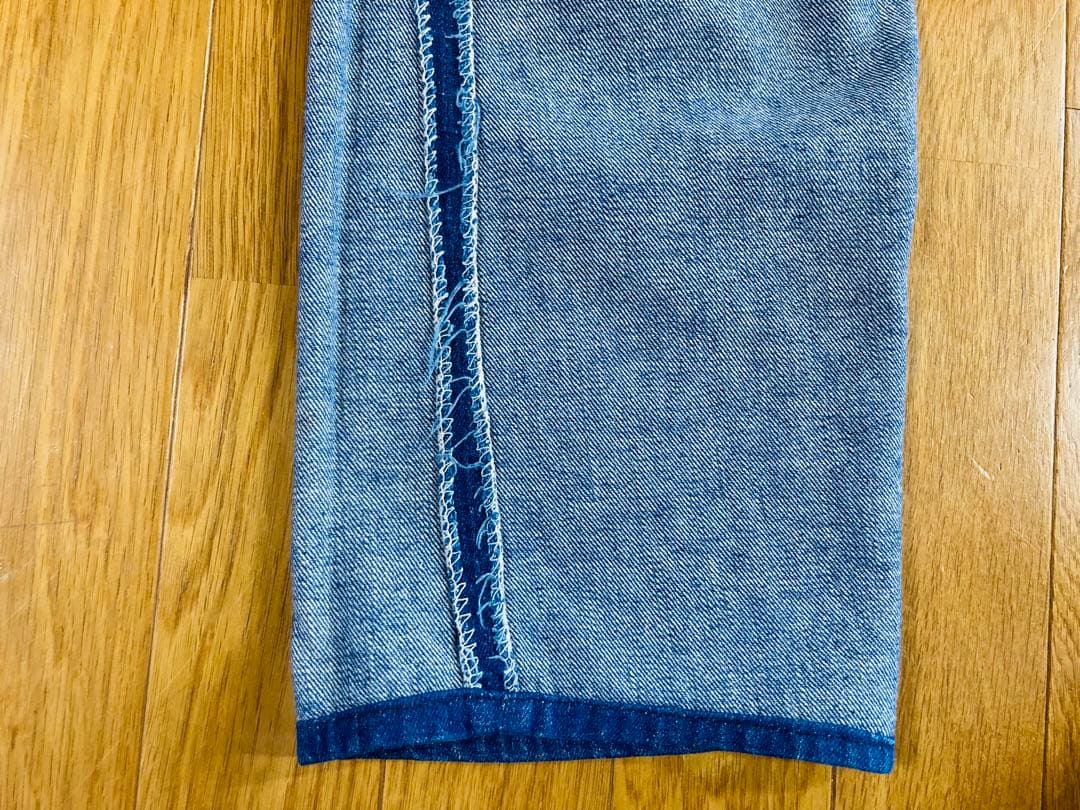 50s Levi's 701XX デニムパンツ 濃紺 ペイント モンローパンツ