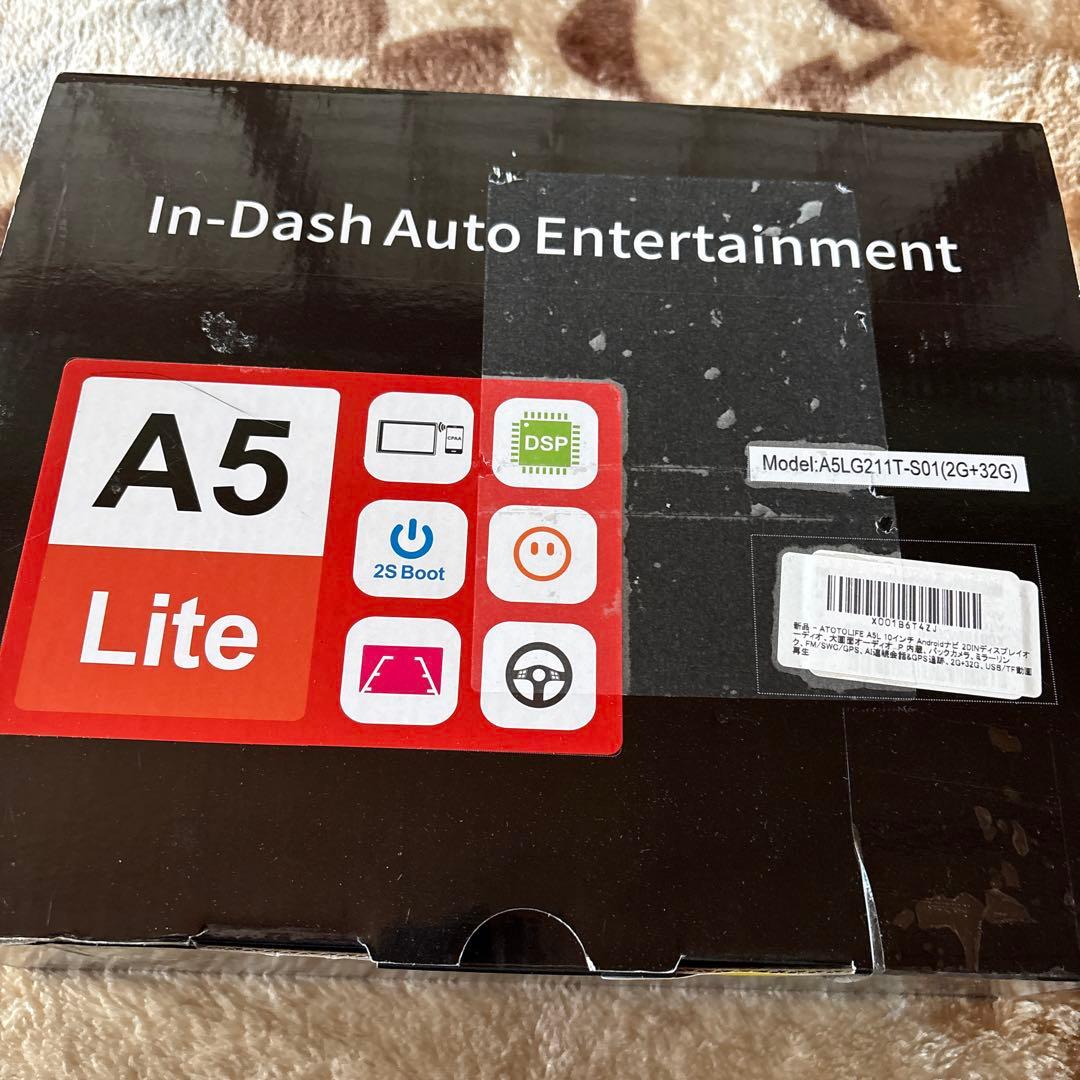 ATOTOLIFE A5L 10インチ Androidナビ 2DINディスプレイ