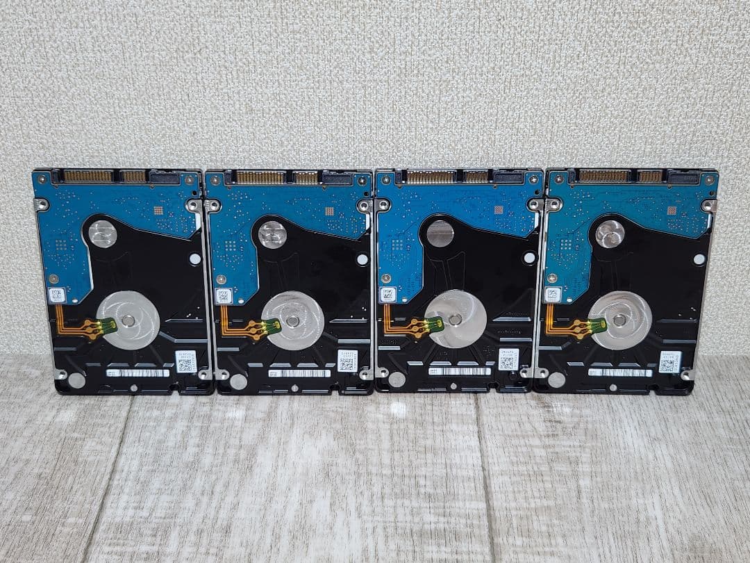 4枚まとめ HDD 2.5インチ 1TB 中古 正常品 SEAGATE