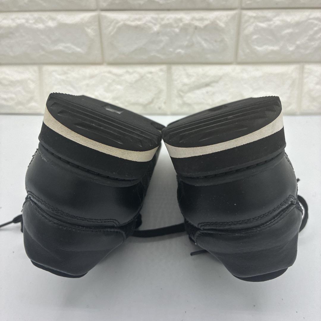 【美品】ドルチェアンドガッバーナ レザースニーカー 37 花柄 レース ブラック