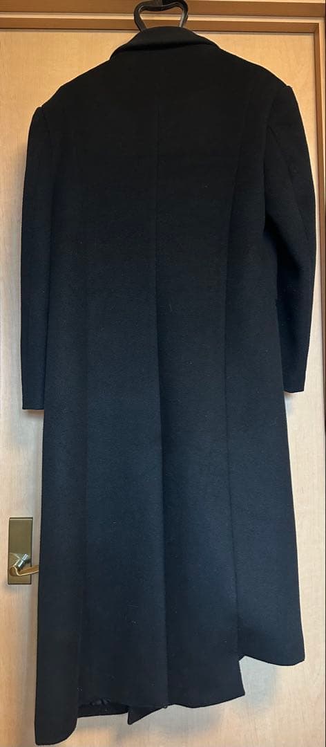 ロングコート ブラック モード アシンメトリー