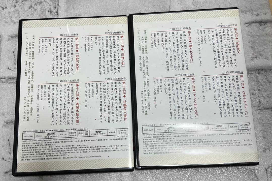 ★ 大岡越前 第一部 DVD-BOX〈7枚組〉