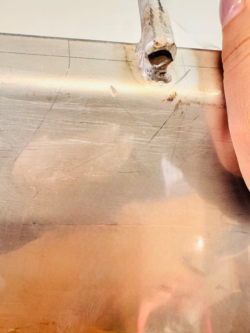 業務用 ステンレス鉄板 約89×59cm 極厚3.3mm 未使用