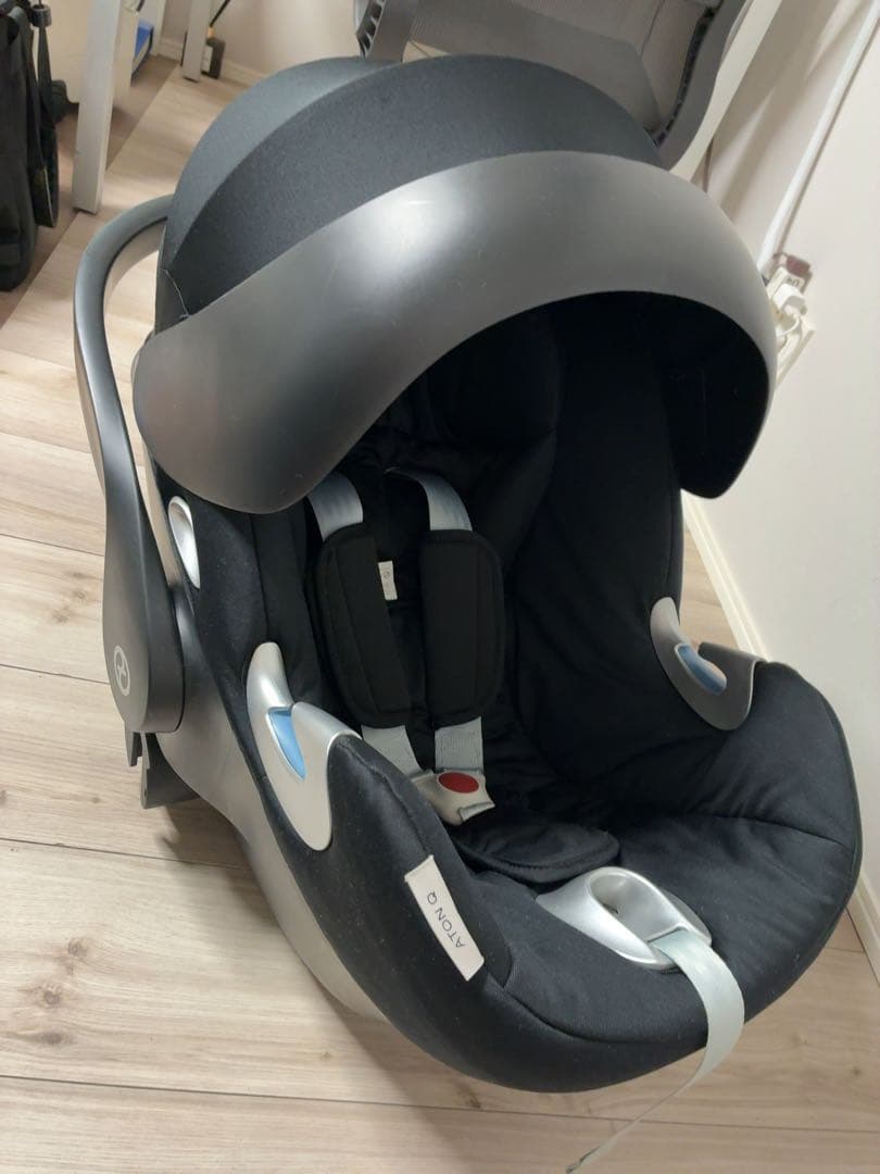 サイベックス aton qブラック ベビーシート 美品